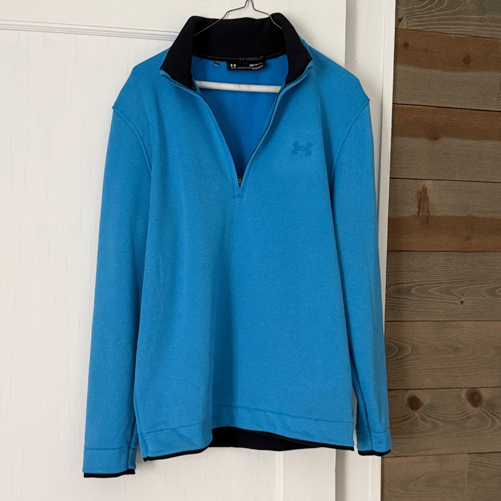 Under Armour Men's Vibrant Blue Zip-Up Sweater